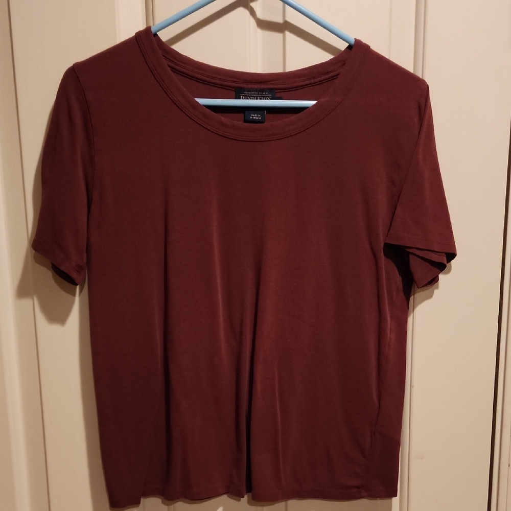 Pendleton Maroon Short Sleeve Tee